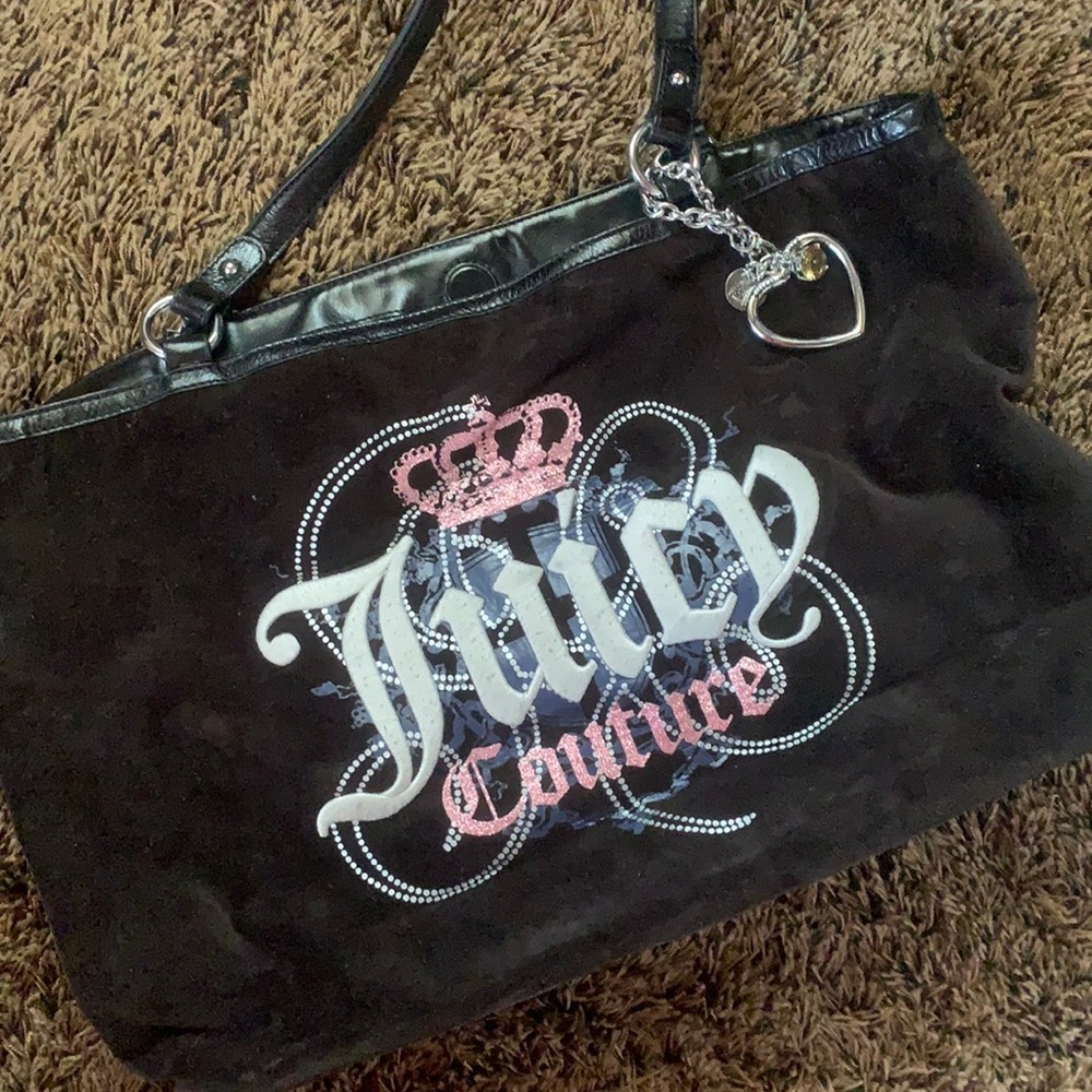 JUICY COUTURE black large tote